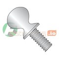 Newport Fasteners Thumb Screw, #10-32 Thread Size, Spade, 18-8 Stainless Steel, 0.49 in Head Ht, 3/8 in Lg, 2000 PK 658141